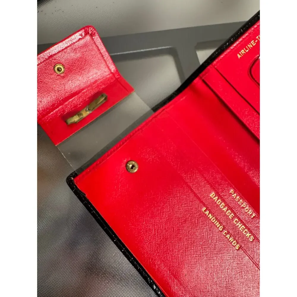1950s West Germany Alligator Travel Wallet